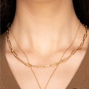 Mejuri Bold Link Chain Necklace, Gold